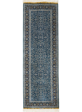 天匠手工真丝地毯客厅玄关别墅大宅无甲醛易打理地毯61x183cm