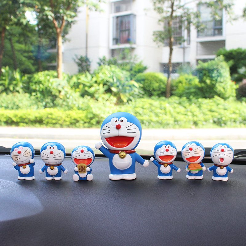 蓝胖子汽车中控台摆件可爱叮当猫手办公仔卡通动漫玩具车上装饰品,汽车用品/电子/清洗/改装,摆件,淘宝优惠券,粉丝福利购,淘宝优惠卷