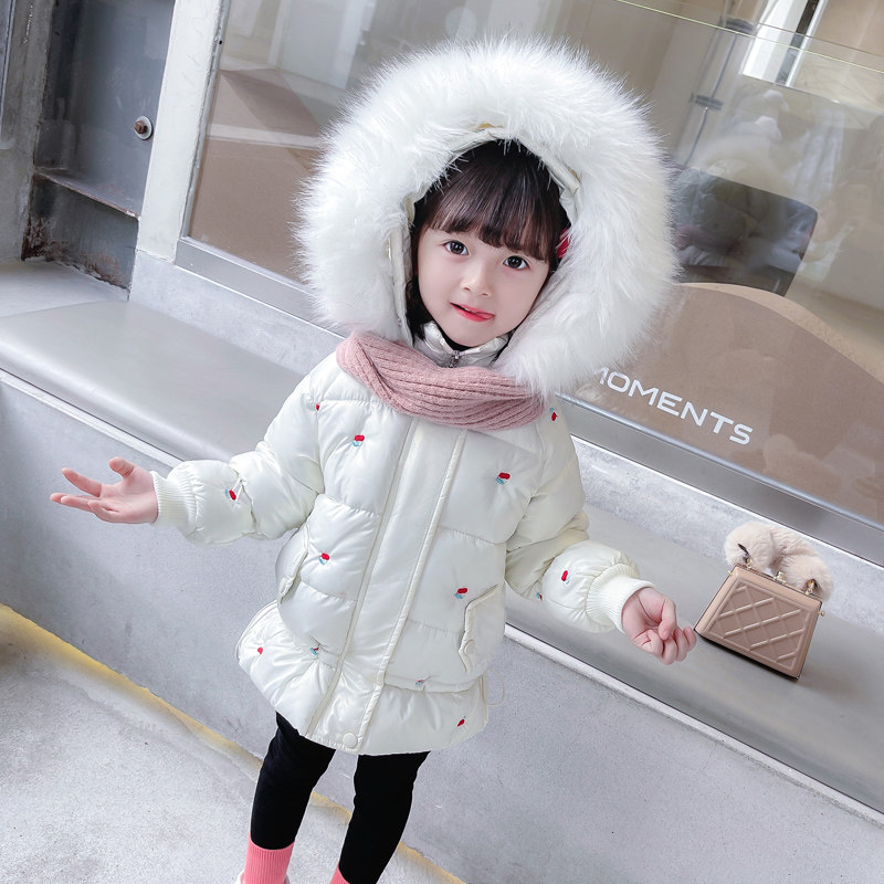女宝宝棉衣外套2公主1一4岁半冬装婴儿童装洋气棉袄3女孩羽绒棉服