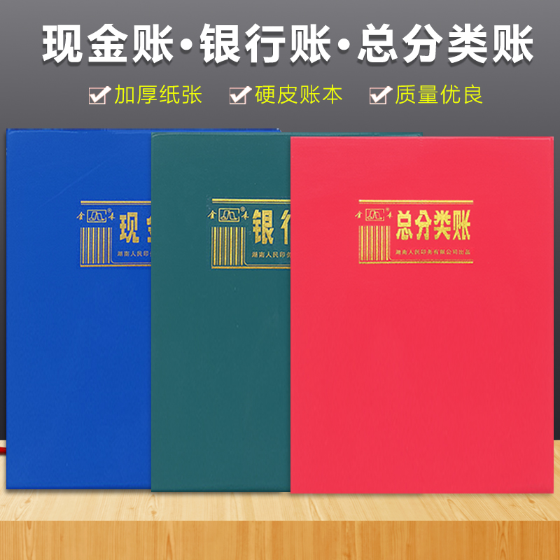 金录现金日记账总分类账银行存款账本财务明细账总账会计账簿做账