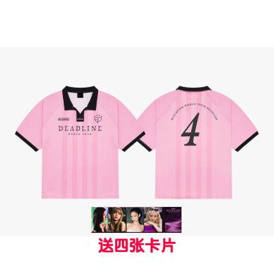 粉墨世界巡回演唱会周边Polo衫金智秀金珍妮Jennie朴彩英LISAT恤