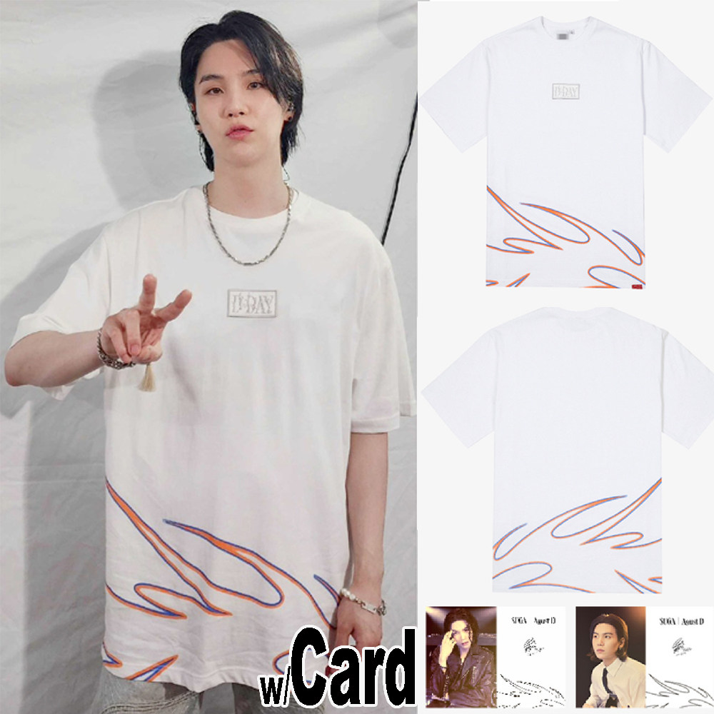 AGUST D TOUR MERCH t-shirt suga演唱会周边短袖T恤官方同版带标