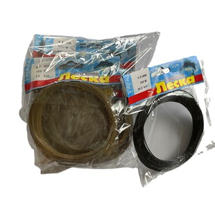 枯草色土黄色黑色尼龙单丝胶丝线编织鱼线不反光绑钩线抗拉耐磨