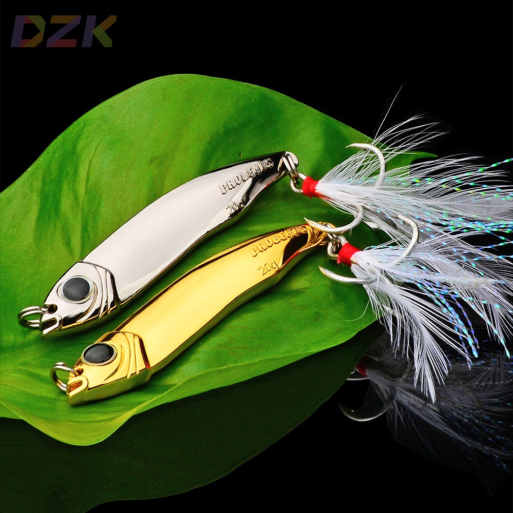 白条亮片路亚饵远投岸抛铁板金属亮片血槽羽毛钩快抽鲅鱼鲈鱼假o5