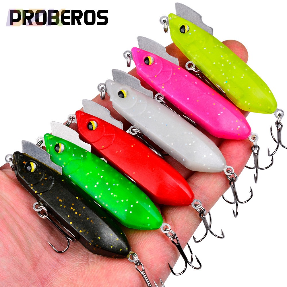 远投缓沉铅笔 半截棍软胶颤沉型路亚饵 鲈鱼鳜鱼翘嘴假饵鸡冠饵o7