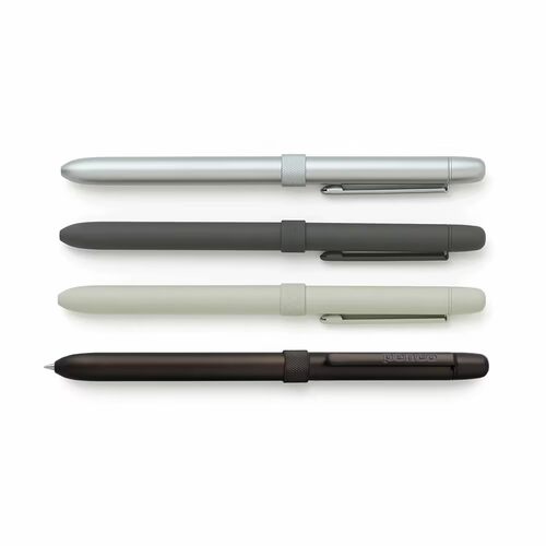日本HIGHTIDE penco 3 in 1 多功能笔黑色红色自动铅模块笔0.5mm