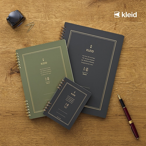 日本kleid线圈本经典2mm方格内页记事本不硌手金属线圈高级笔记本,文具电教/文化用品/商务用品,笔记本/记事本,淘宝优惠券,粉丝福利购,淘宝优惠卷