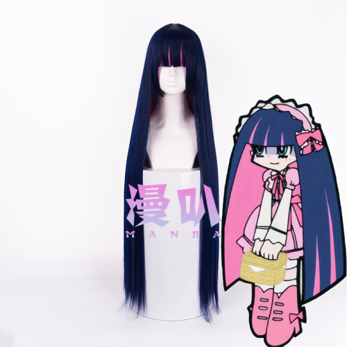 【漫叭】吊带袜天使 史朵巾 Stocking cosplay假发 头皮顶长直发