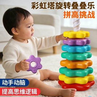 【超大7层】旋转叠叠乐