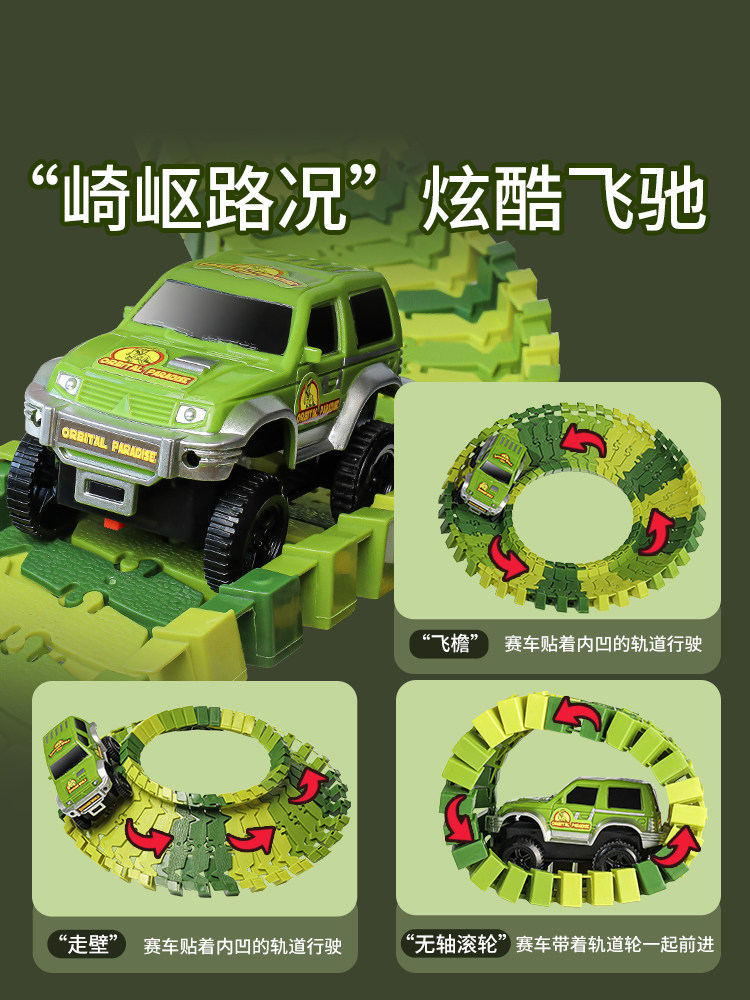 DINOSAUR COILED MOUNTAIN RAIL CAR SMALL TRAIN BREAK THROUGH THE BIG ADVENTURE CAR TUNNEL CHILDRENS TOYS 2 BOYS 3 YEARS OLD 4 PUZZLE 6