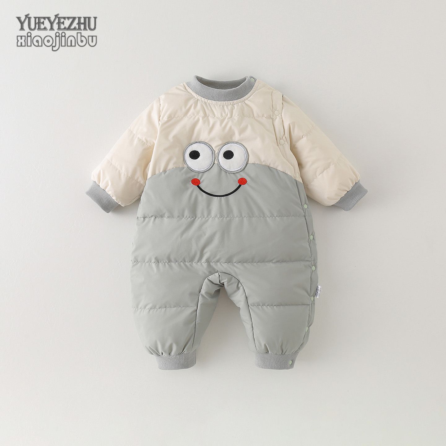 婴幼儿冬款薄绒连体衣