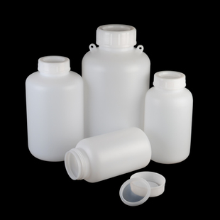 进口ASONE广口大瓶HDPE塑料瓶试剂瓶带内盖亚速旺2/3/5/10/20/30L
