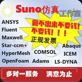 Maxwell仿真Lsdyna有限元 代做Ansys Fluent Abaqus Comsol Adams