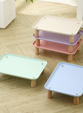 加高宠物餐盘防漏食防漏水护颈碗架喂食盘31x22CM食品级干粮盘子