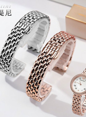 适配阿玛尼手表带钢带AR11418 11354 11355 80051 11357女手表链