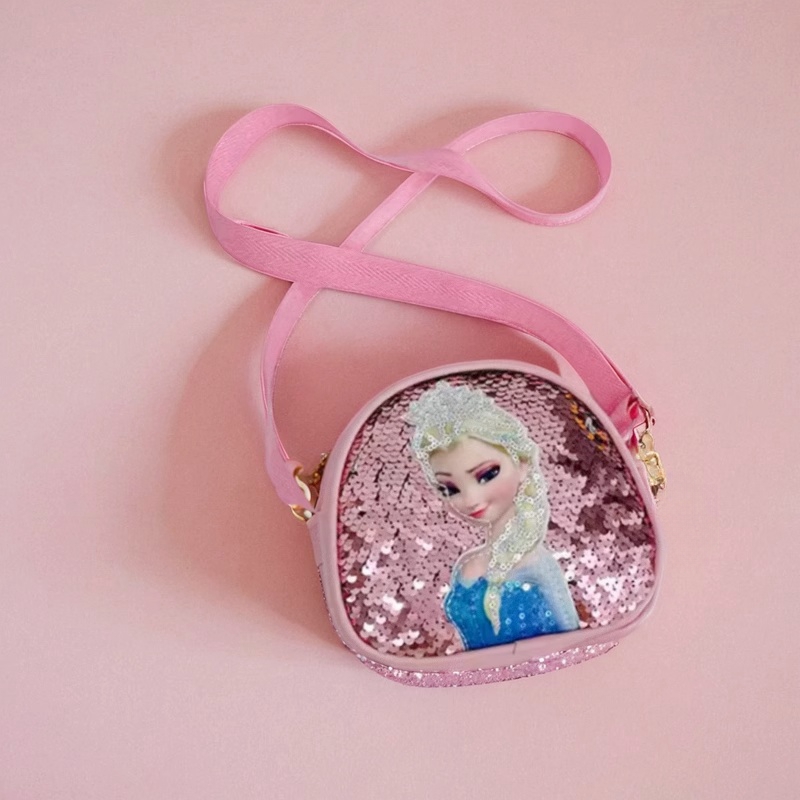 艾莎公主斜跨包女童小包