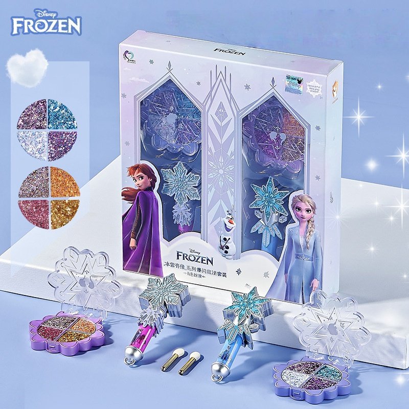 艾莎公主儿童玩具指甲油表演眼影大亮片亮晶晶冰雪奇缘舞台化妆品,玩具/童车/益智/积木/模型,儿童化妆玩具,淘宝优惠券,粉丝福利购,淘宝优惠卷