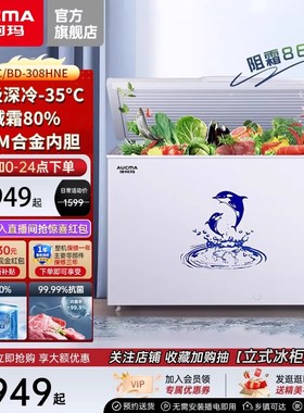 澳柯玛BC/BD-308HNE家商两用卧式冰柜变温减霜-36℃官方旗舰店