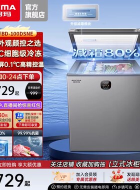 澳柯玛BC/BD-100DSNE 家用减霜冰柜冷藏冷冻冷柜-40℃官方旗舰店