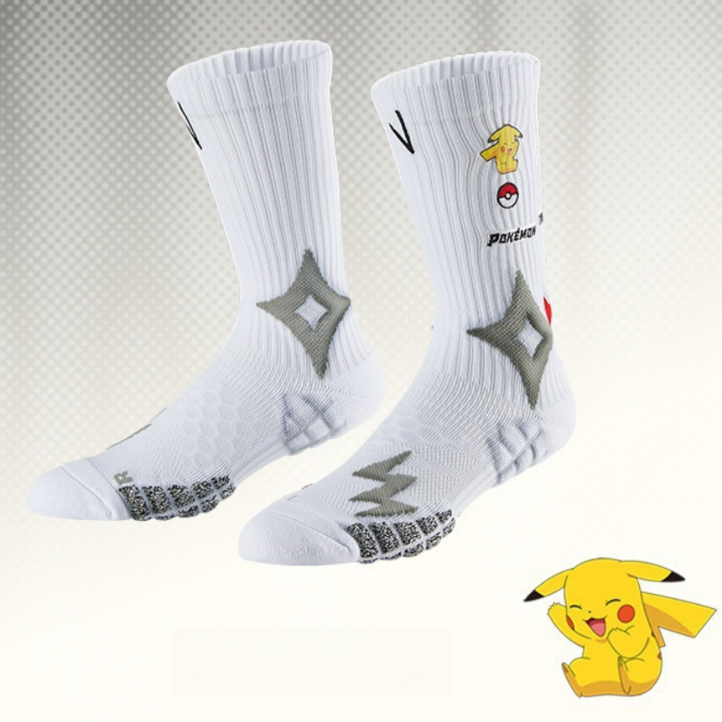 皮卡丘篮球运动袜长筒