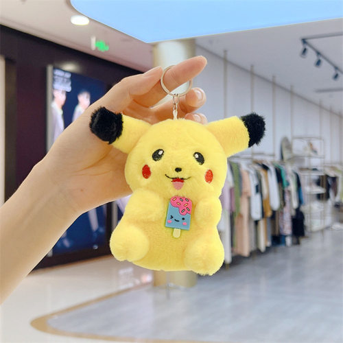 比卡丘卡通毛绒玩具小挂件
