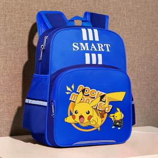 宝可梦儿童书包皮卡丘幼儿园小学生男1-3-6年级减负轻便护脊背包