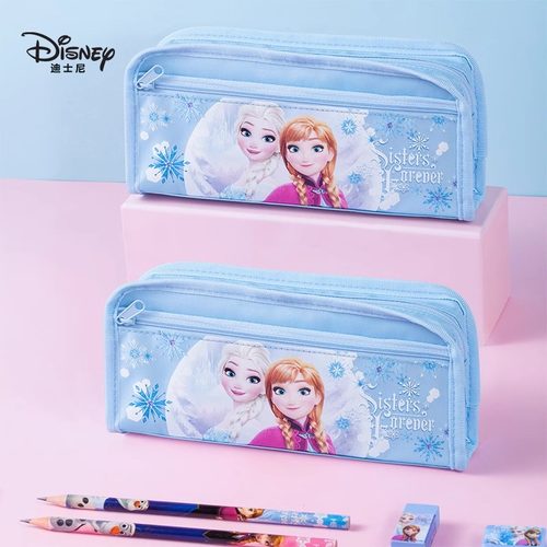 迪士尼帆布笔袋儿童学生卡通可爱