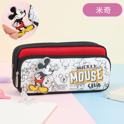 迪士尼帆布笔袋儿童小学生铅笔袋