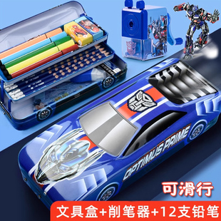 迪士尼3D变形金刚多功能文具盒