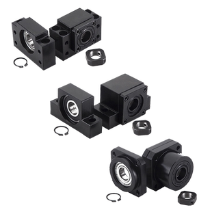 精密滚珠丝杆支撑座BFBK/EKEF/FKFF12 20 2530丝杠支架固定轴承座