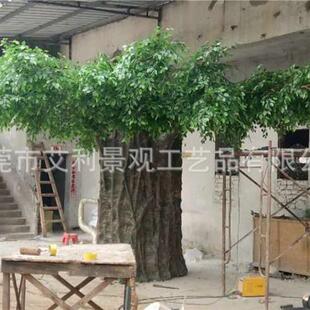厂家包柱榕树人造大型榕树装饰绿树园林景观工程树装饰树