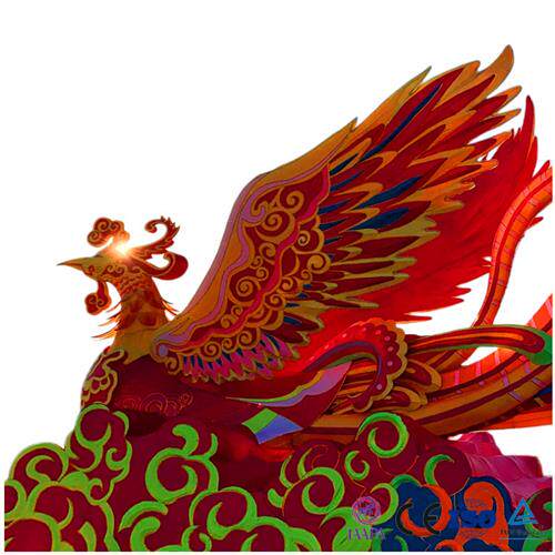 自贡彩灯龙飞凤舞大型花灯灯组现场制作实拍图片夜游亮化彩灯