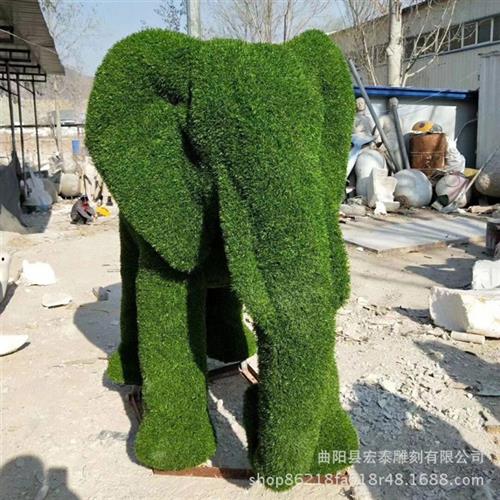 仿真绿植动物摆件户外不锈钢雕塑园林景观花园庭院公园装饰品