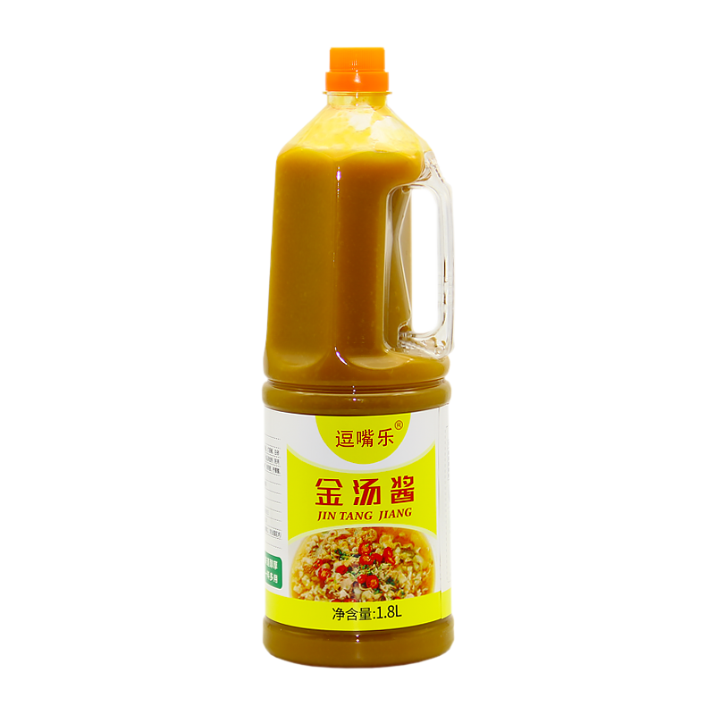 逗嘴乐酸辣酱4斤酸菜鱼汤米线调料金汤肥牛酸汤酱火锅底料家商用