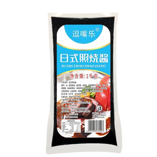 逗嘴乐日式照烧酱1kg*12袋烤肉拌饭照烧汁章鱼小丸子鸡腿饭调味酱