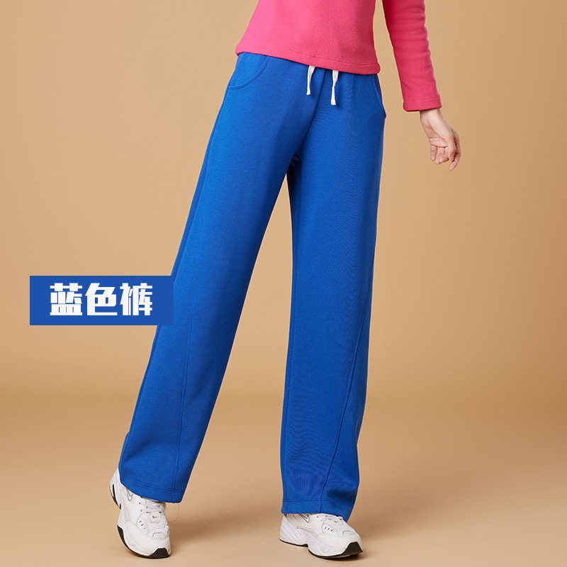 秋冬高腰松紧腰时尚运动休闲宽松