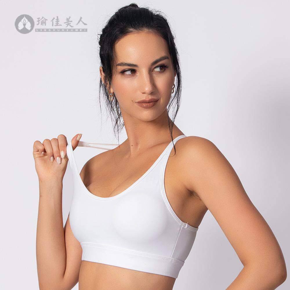 夏季白色均码紧身跑步女健身瑜伽