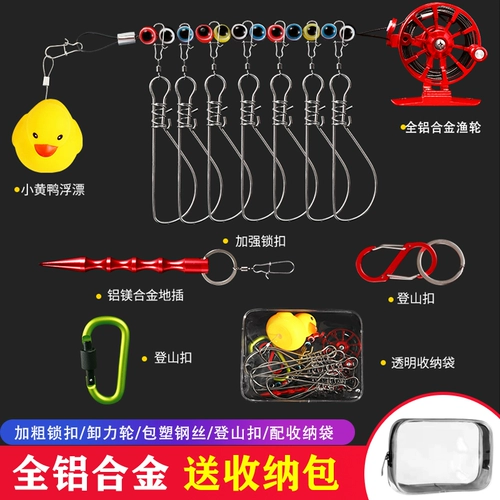Живая рыбная пряжка колеса портативная рыба -посуда, большие предметы, пряжка с пряжкой из нержавеющей стали висят рыбная веревка