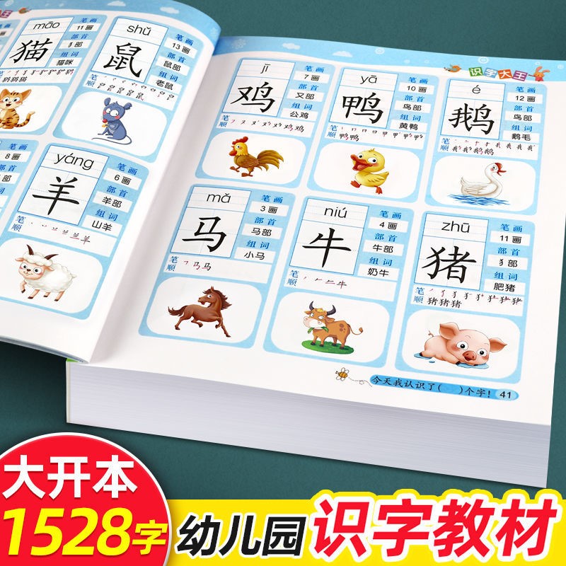 儿童学前看图识字3-6岁1528