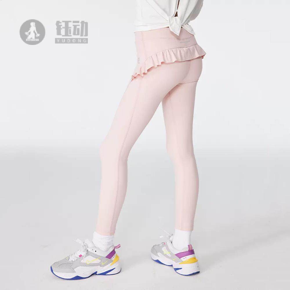 热销女童瑜伽裤儿童高弹力裤速干春装运动裤可外穿打底裤