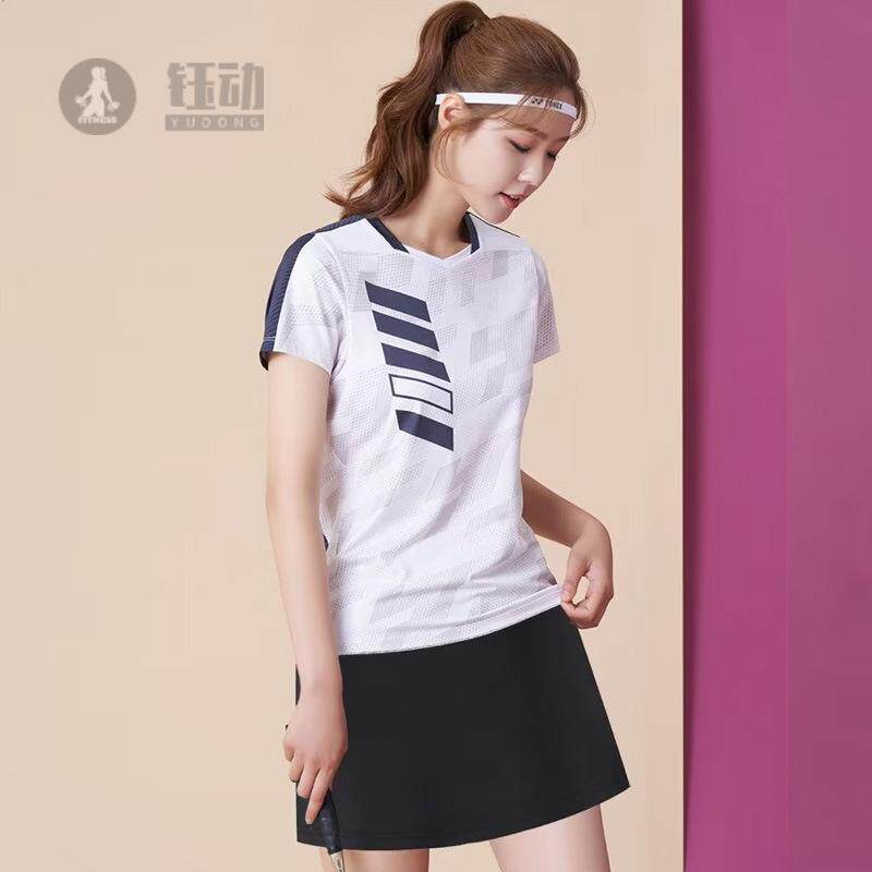 新款羽毛球服女光板男款套装儿童运动短袖速干训练服团队体印号码