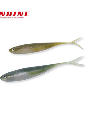 ENGINE日本引擎叉尾鱼软饵Like Five无铅倒钓钓组鲈鳜鱼路亚假饵