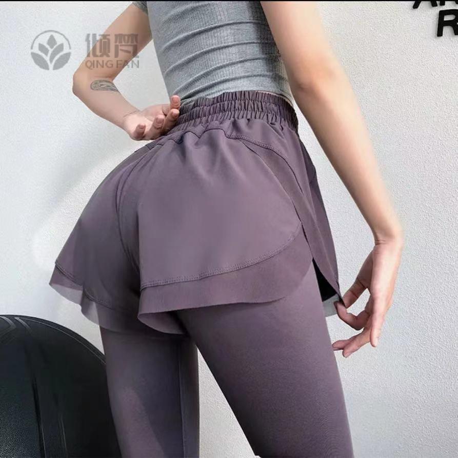 女假两件运动裤秋冬款跑裤舞蹈