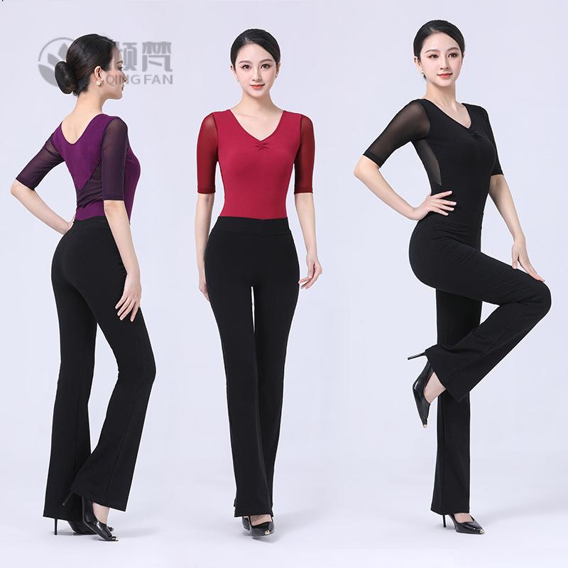 广场舞气质礼仪训练服中袖形体