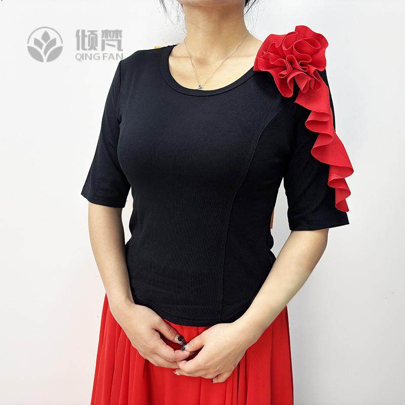 新款广场舞服装女春款民族舞蹈