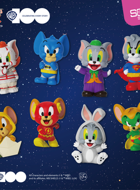 Soap Studio华纳周年猫和老鼠变装Vin-Blop盲盒汤姆杰瑞蝙蝠侠