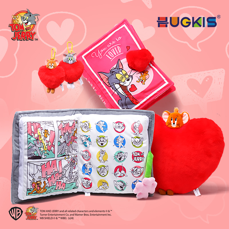 HUGKIS猫和老鼠挂件送礼毛绒公仔