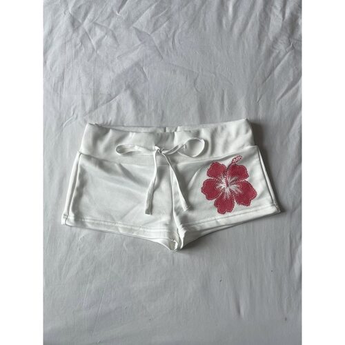 美式复古辣妹高腰短裤女夏季2026新款修身显瘦运动裤百搭休闲裤子