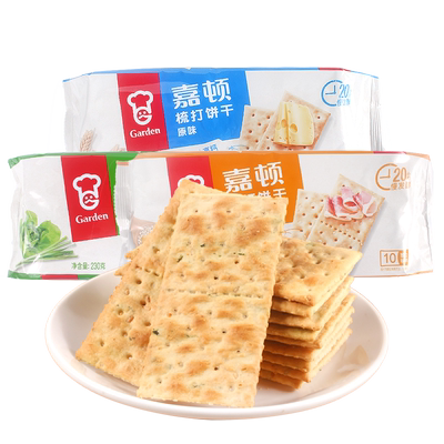 嘉顿梳打饼干原味苏办公零食