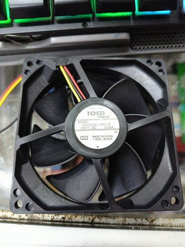 冰箱风扇NMB 09225SS-12K-FA电脑机箱电源风扇9CM超静音DC12V直流